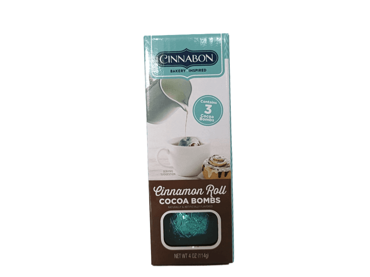 The Cinnabon Cinnamon Cocoa Bombs, Holiday Gift, 3 Milk Chocolate