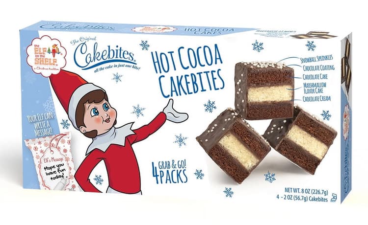 The Elf On The Shelf Regular Hot Cocoa Chocolate Cakes