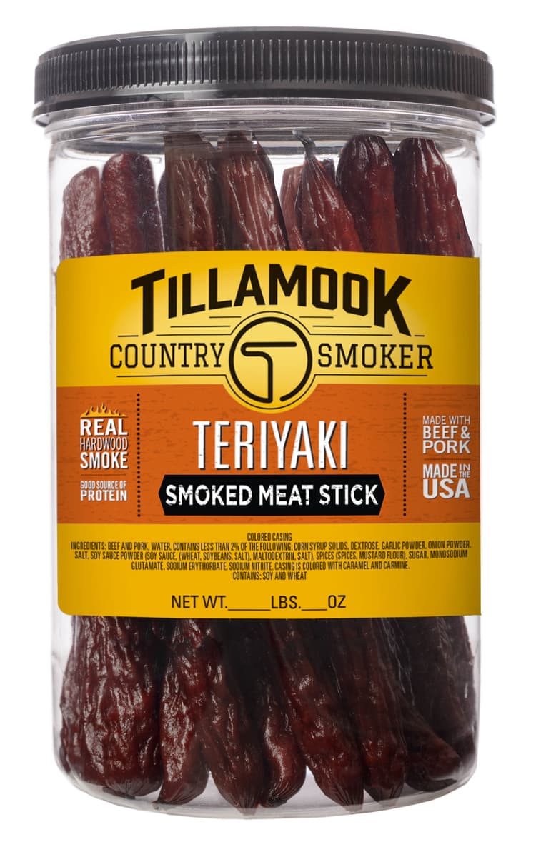 Tillamook Country Smoker Teriyaki Smoked Meat Stick