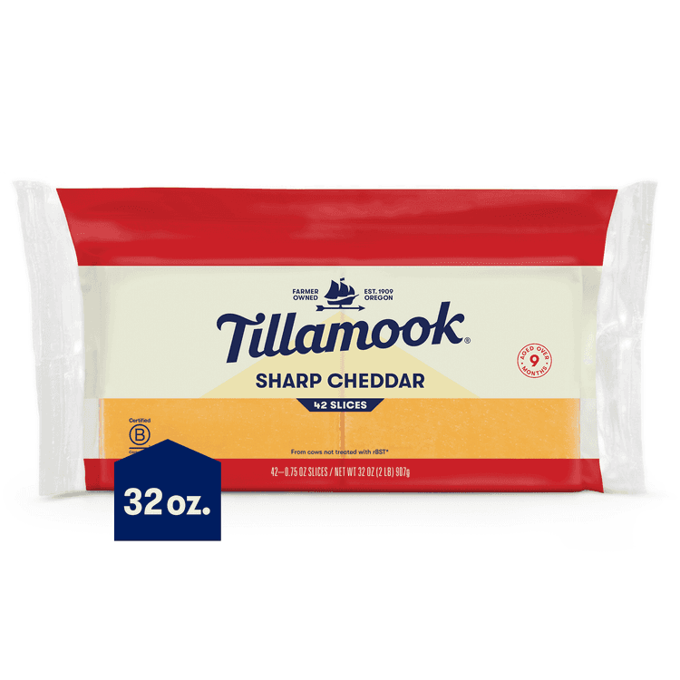 Tillamook Sharp Cheddar Deli Cheese Slices