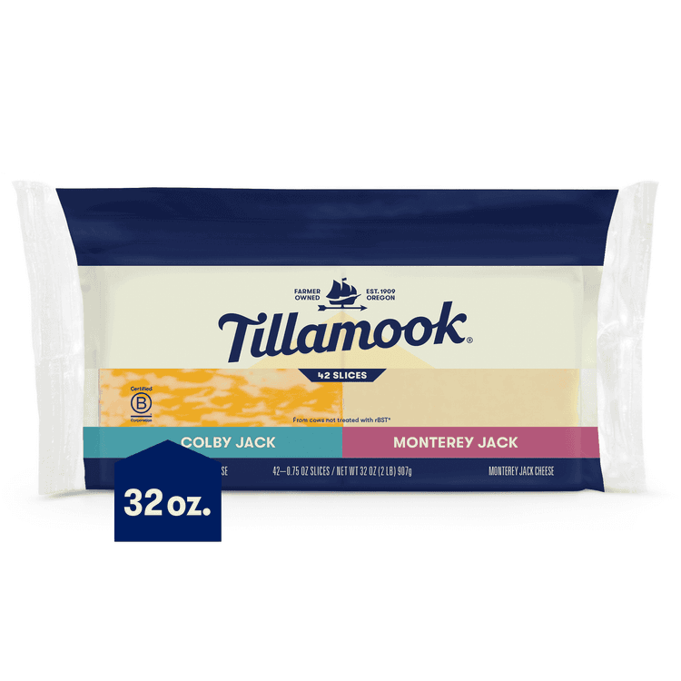Tillamook Sliced Colby Jack & Monterey Jack Cheese