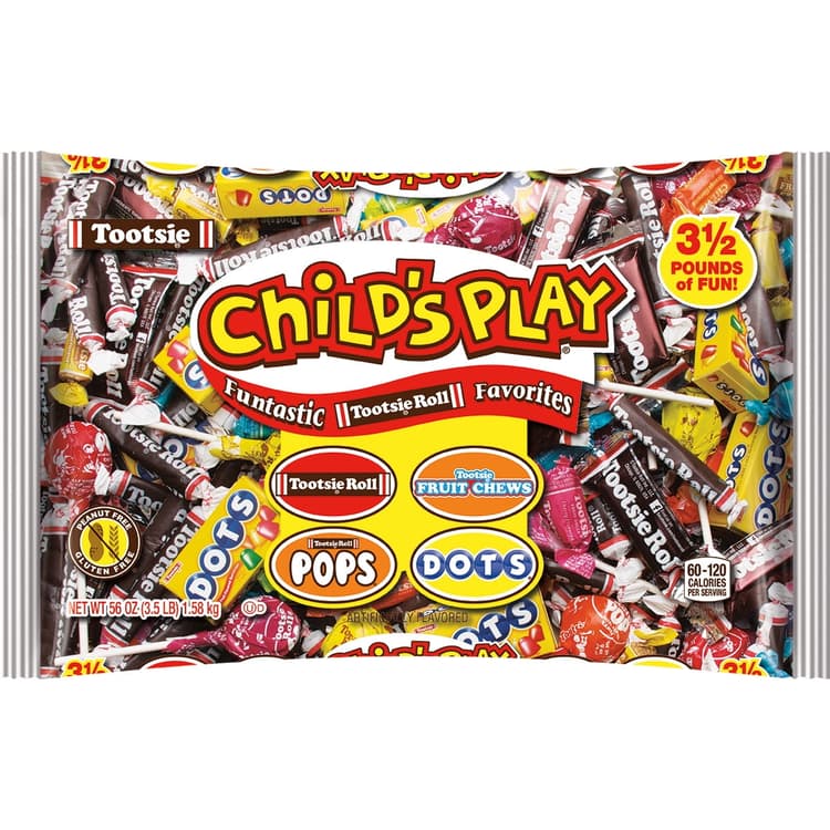 Tootsie Child'S Play Variety Candies Pack, 3.5 Ib