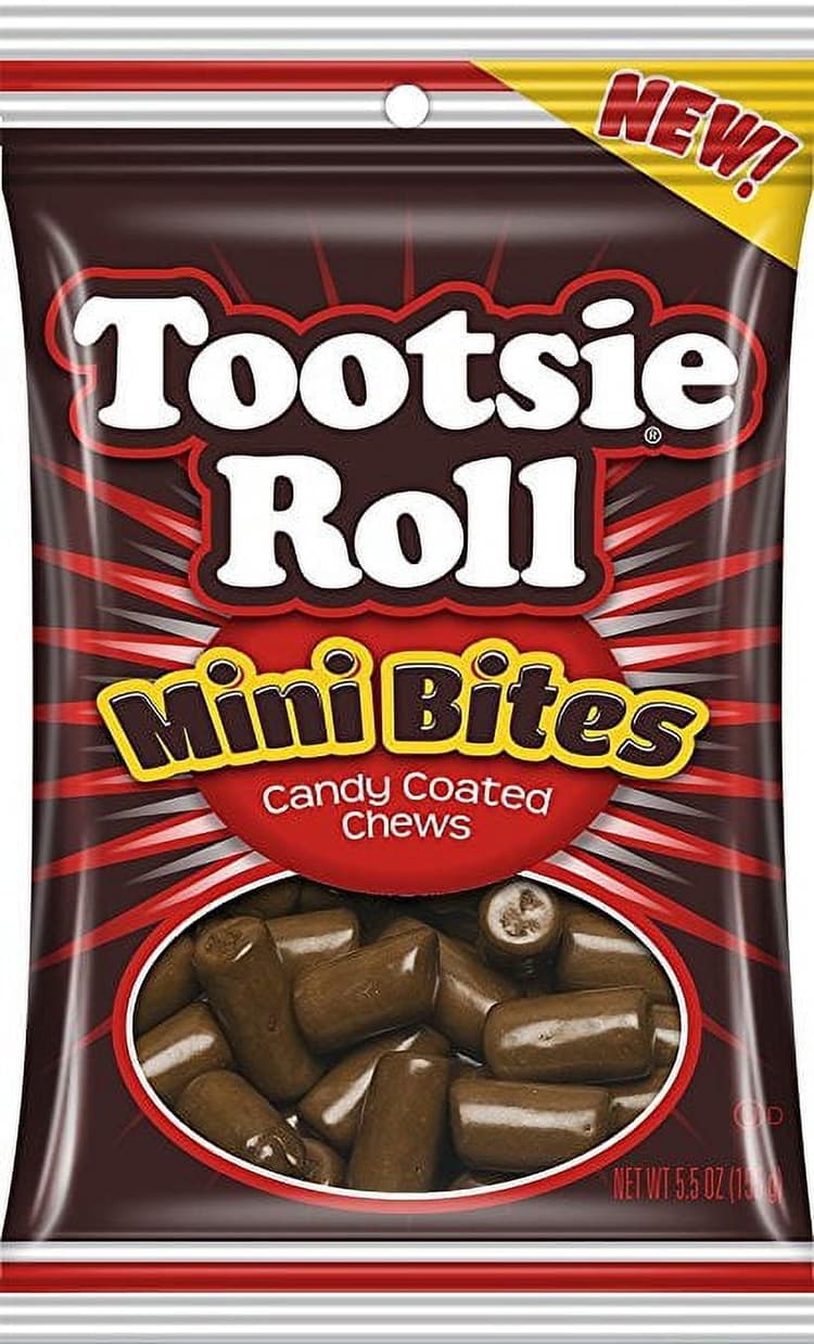 Tootsie Roll Candy Coated Chews, Mini Bites