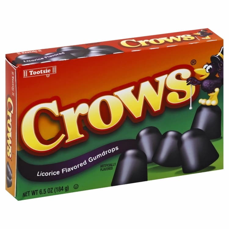 Crows Gumdrops, Licorice Flavored
