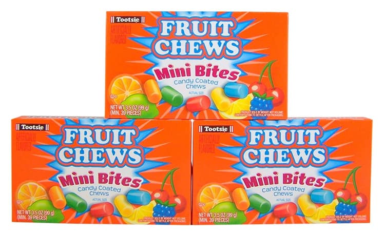 Tootsie Roll Fruit Chews, Mini Bites
