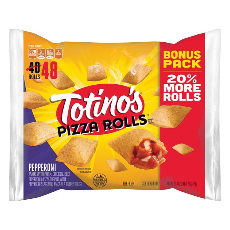 Totino'S Pepperoni Pizza Rolls Bag