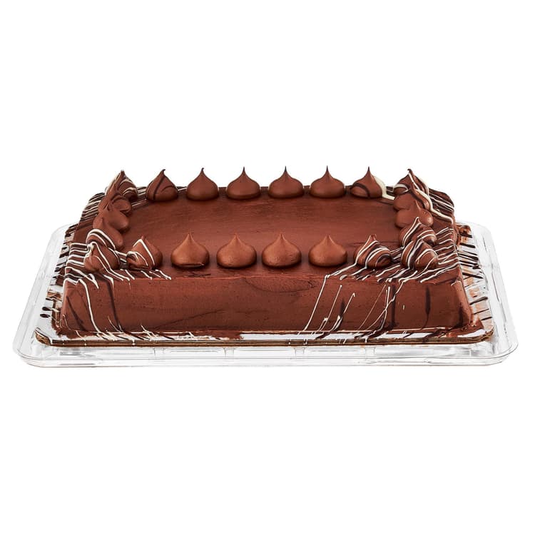 Triple Chocolate Cake Made With Hershey'S Icing, Serves 18, , Tray