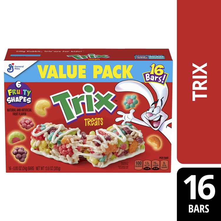 Trix Breakfast Cereal Treat Bars, Value