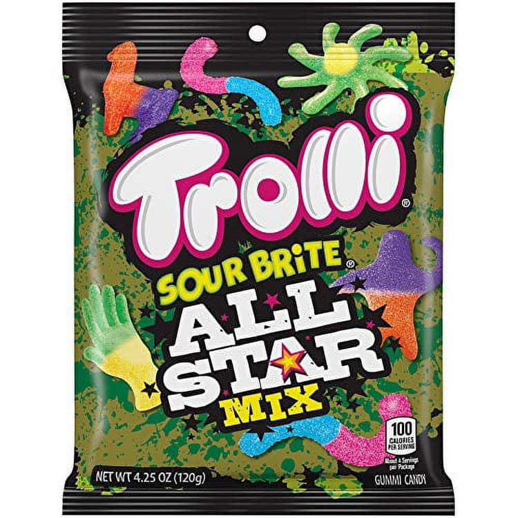 Trolli Sour Brite All Star Mix Gummi Candy