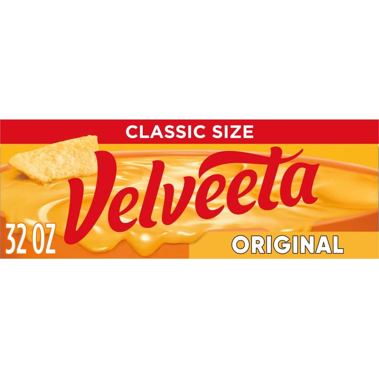 Velveeta Original Melting Cheese Dip & Sauce (Classic Size), Block