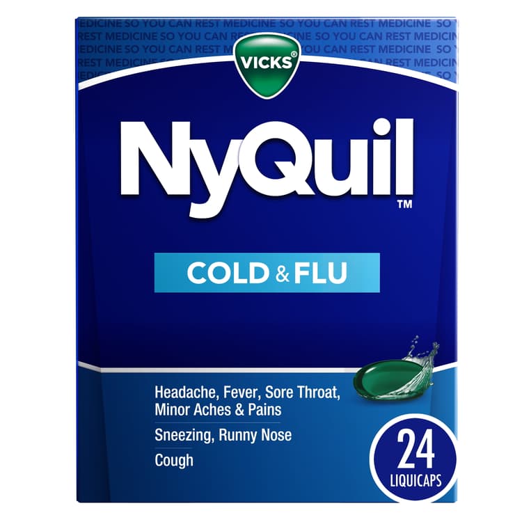 Vicks Nyquil Cold Flu And Congestion Medicine