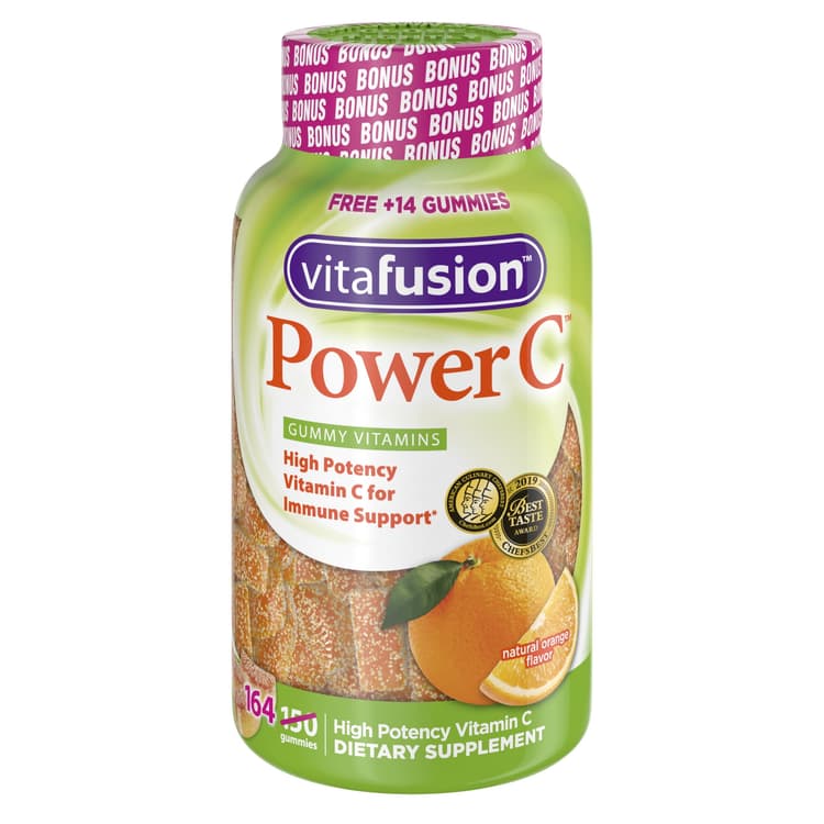 Vitafusion Power C Vitamin C Gummies For Immune Support, Orange Flavor