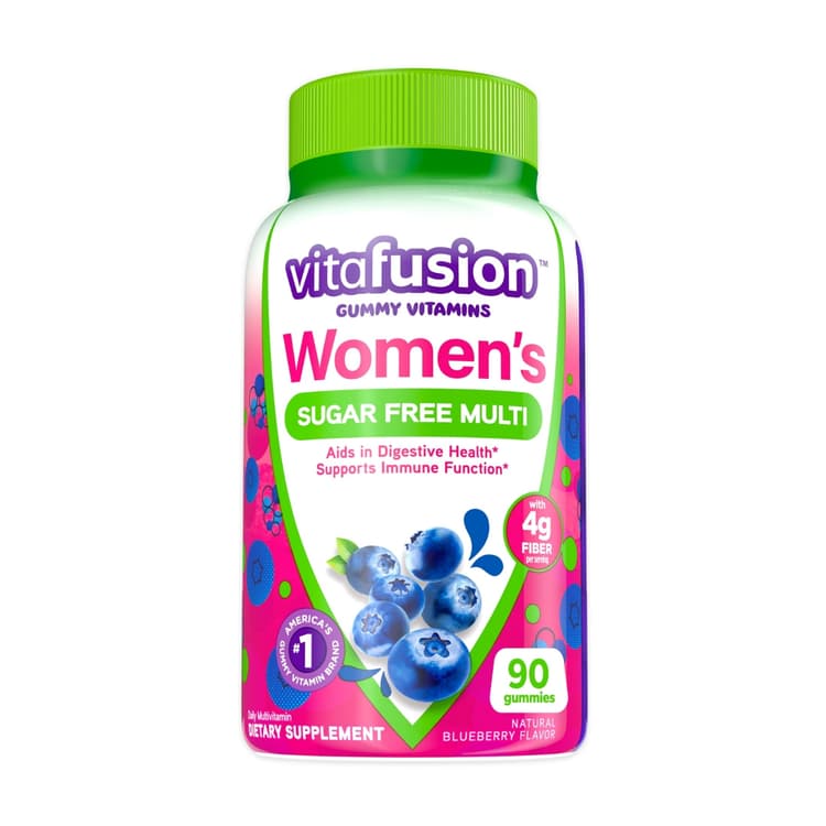 Vitafusion Women'S Sugar Free Gummy Multivitamin, Delicious Blueberry Flavor Multivitamins For Women