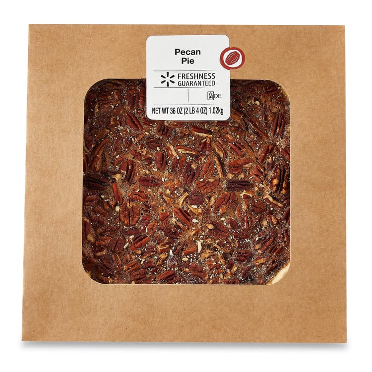 Walmart Open Face Pie 10" Pre-Baked Pecan