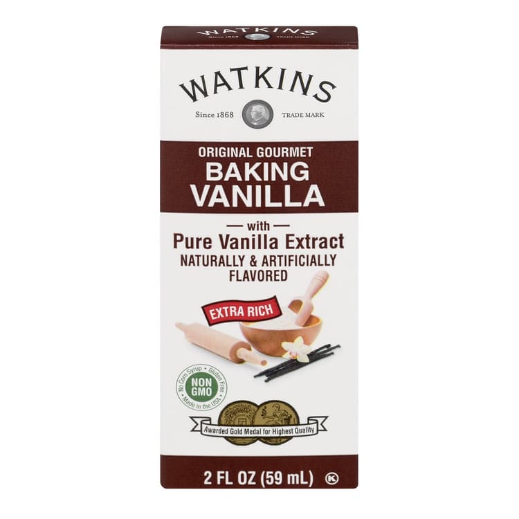 Watkins Baking Vanilla, Oz, Plastic Container