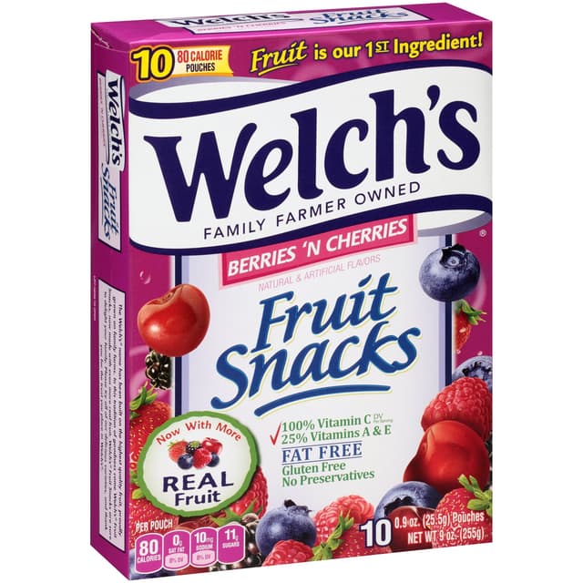 Is it Xanthan Gum Free? Welchs Fruit Snacks Berries N Cherries