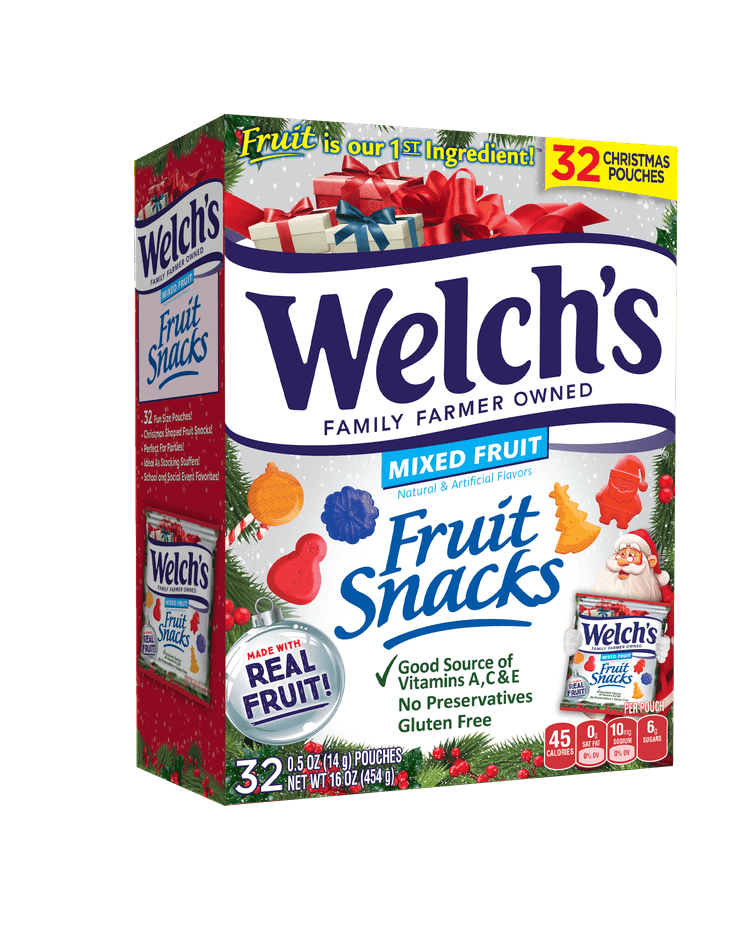 Welch'S Holiday Fruit Snacks, Mixed Fruit