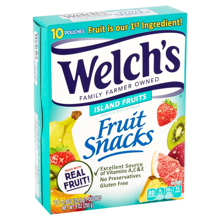 Welchs Fruit Snacks Island Fruits