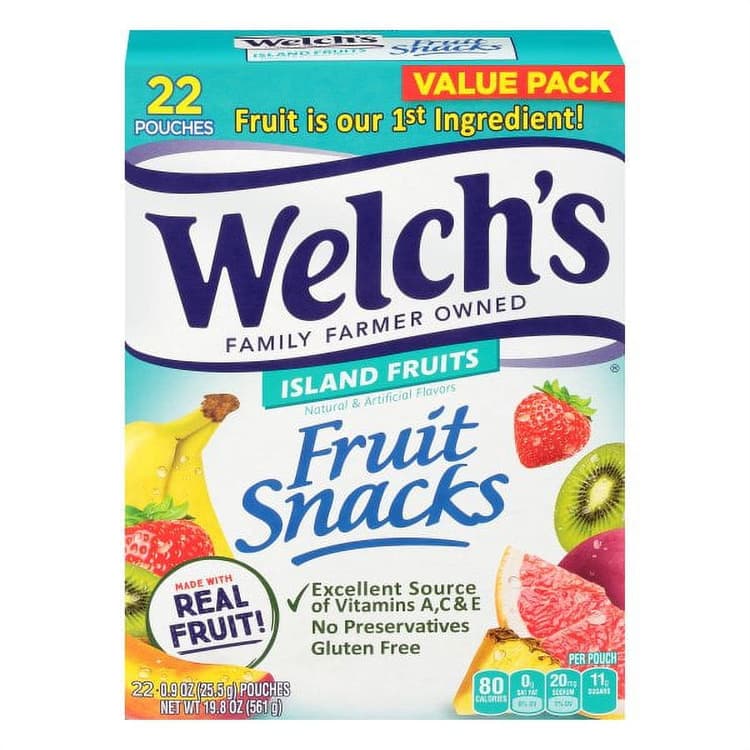 Welch'S Fruit Snacks Island Fruits