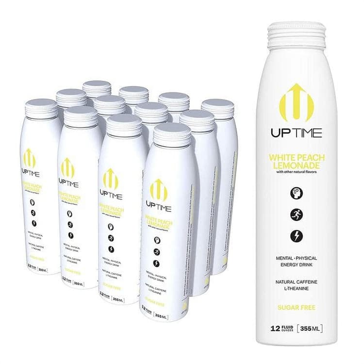 Up Time White Lemonade Zero Sugar Energy Drink