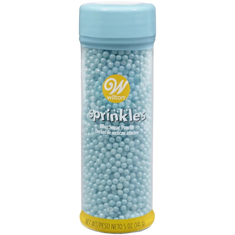 Wilton Sprinkles, Blue Sugar Pearls