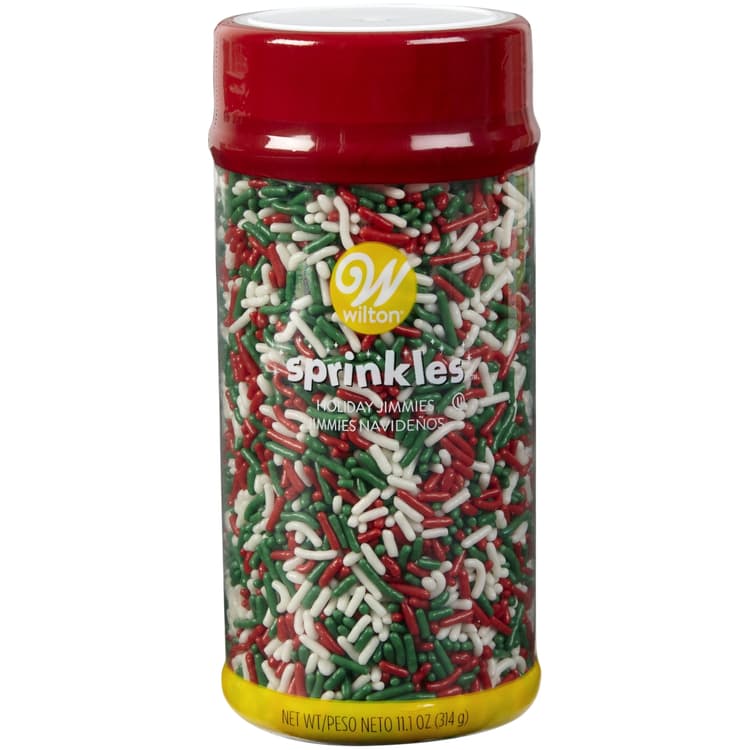 Wilton Christmas Jimmies Sprinkles Mix