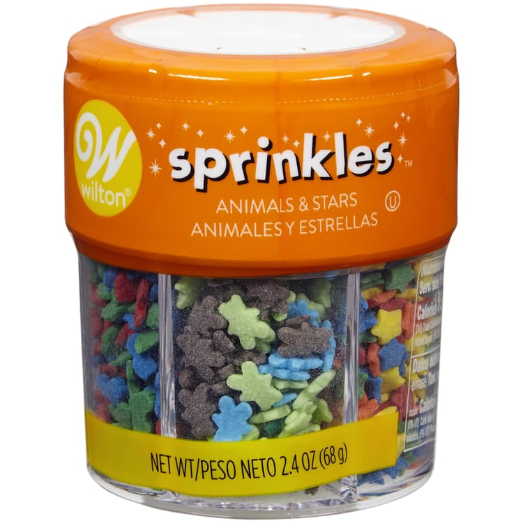 Wilton Animals & Stars Sprinkles