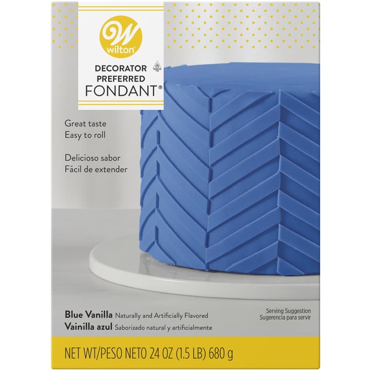 Wilton Decorator Preferred Blue Fondant Icing,, Vanilla Flavor