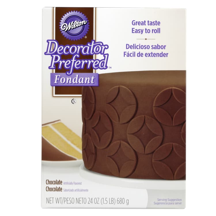 Wilton Decorator Preferred Chocolate Fondant, Brown, Fondant Icing