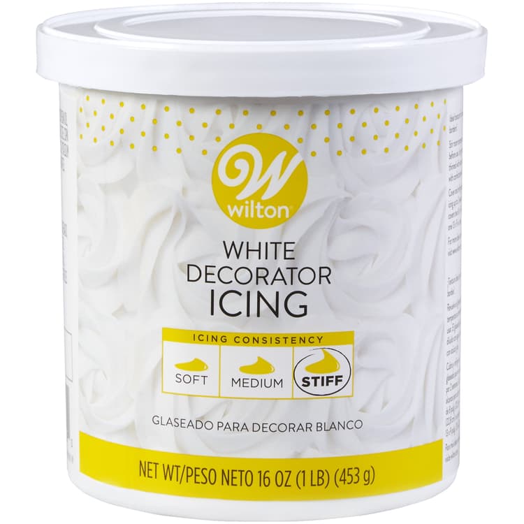 Wilton Ready-To-Use Stiff Consistency White Buttercream Frosting, Tub