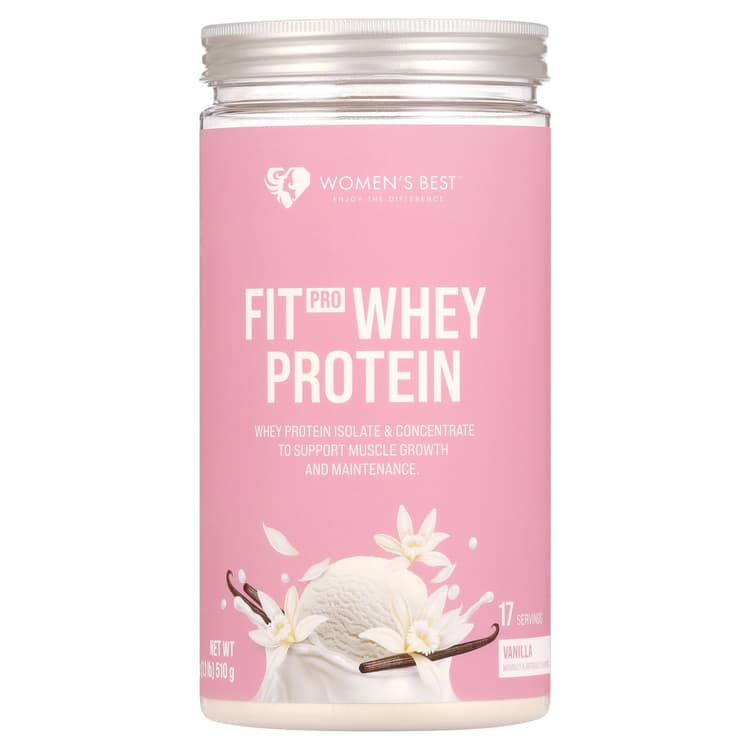 Women'S Best Fit Pro Whey Protein Powder, Vanilla