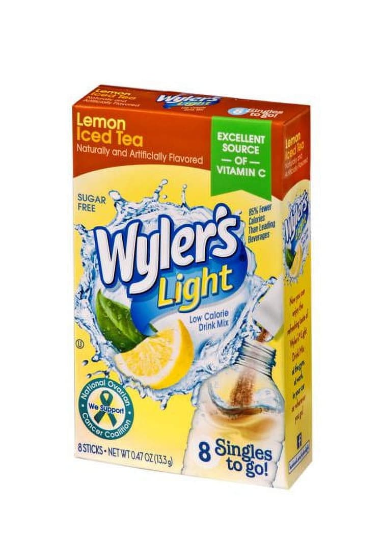 Wyler'S Drink Mix, Low Calorie, Lemon Iced Tea