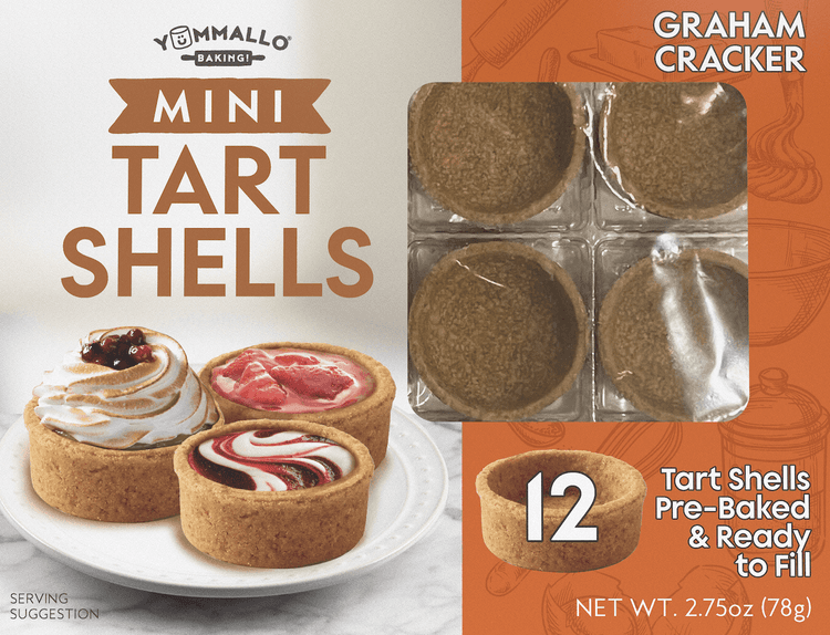 Yummallo Mini Graham Cracker Tart Shells