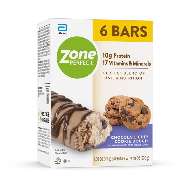 Zoneperfect Protein Bars | Chocolate Chip Cookie Dough |