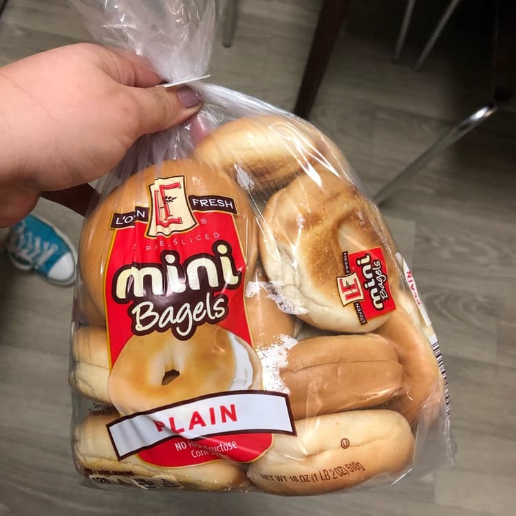 L'Oven Fresh Mini Bagels Plain