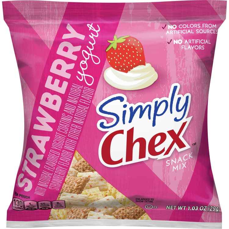 Simply Chex Strawberry Yogurt Snack Mix
