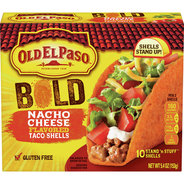 Is it Cashew Free? Old El Paso Taco Shells Stand N Stuff Nacho Cheese Flavored