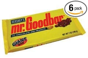 Hersheys Giant Mr Goodbar Bar, 7-Ounce (Pack Of