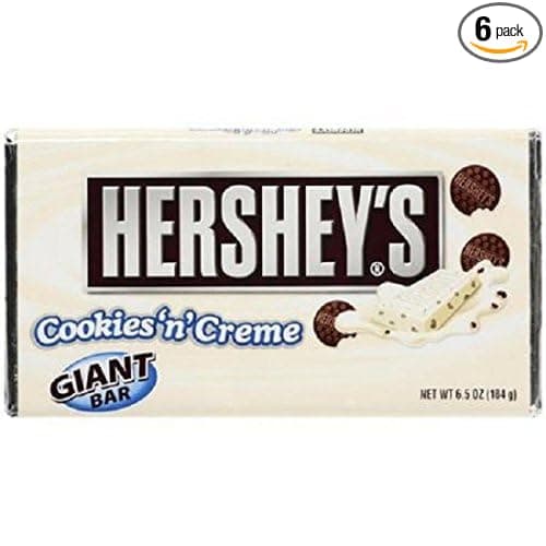 Hershey'S Cookies 'N' Creme Bar, 6.5-Ounce Bars (Pack Of