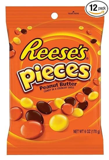 Reese'S Pieces Peanut Butter Candy, (Pack Of