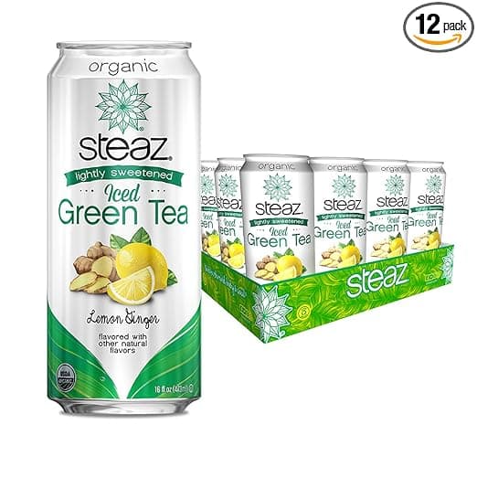 Steaz Tea Iced Lemon Ginger Organic