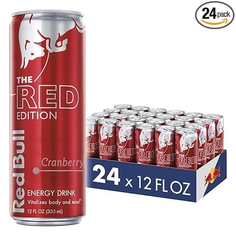 Red Bull Red Edition Watermelon Energy Drink, Cans