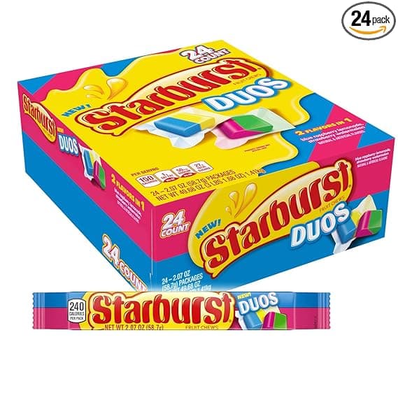 Starburst, Fruit Chews, Duos