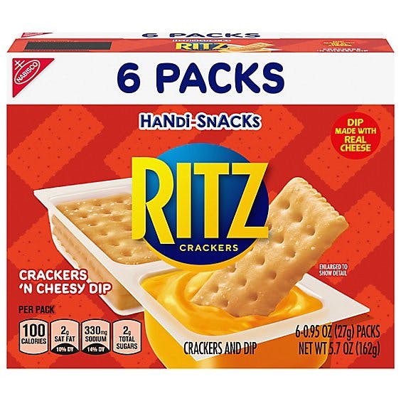 Is it Peanut Free? Ritz Handi Snacks Crackers N Cheese Dip