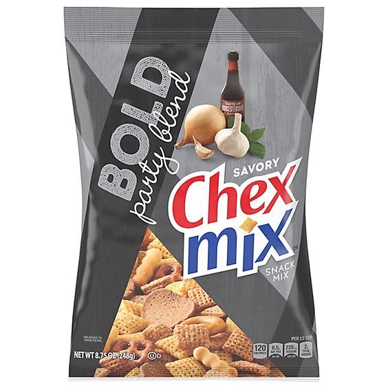 Is it Vegan? Chex Mix Snack Mix Savory Bold Party Blend