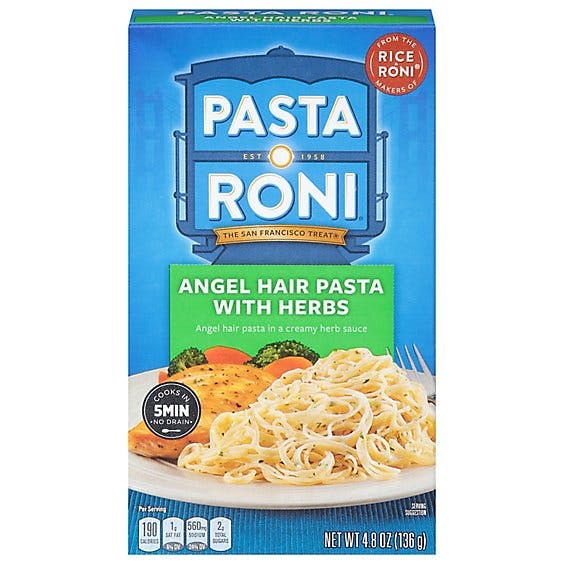 Is it Milk Free? Pasta Roni Pasta Angel Hair With Herbs Box