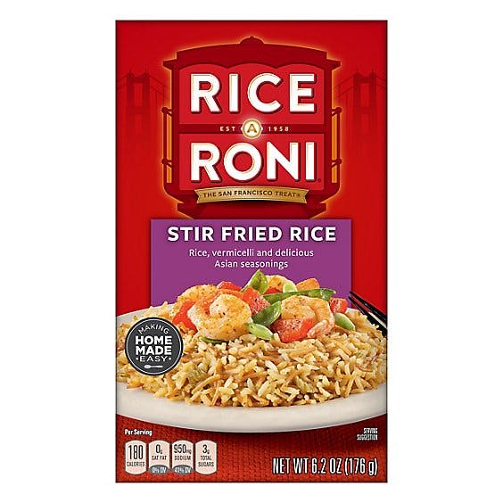 Is it Vegetarian? Rice-a-roni Rice Fried Box