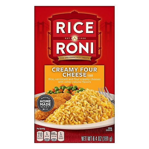 Is it Sesame Free? Rice-a-roni Rice Creamy Four Cheese Flavor Box