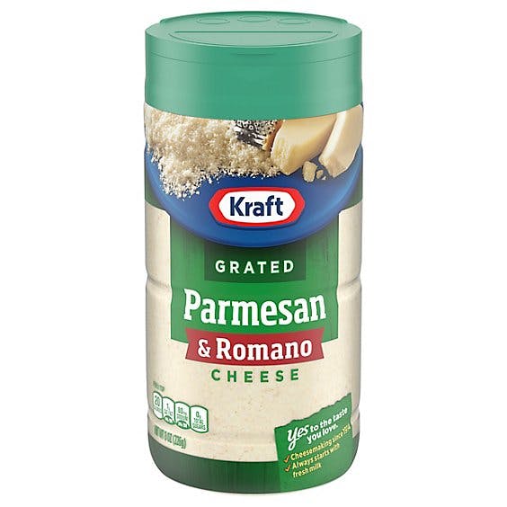 Is it Dairy Free? Kraft Cheese Grated Parmesan Romano
