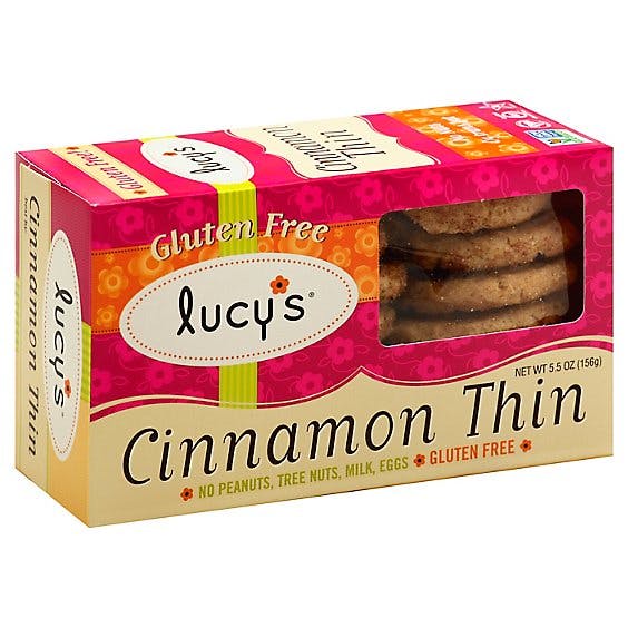 Is it Gluten Free? Lucys Cookies Cinnamon Thin